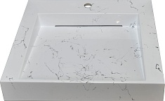 Stella Polare Раковина под стиральную машину Берта 60х50 белый мрамор